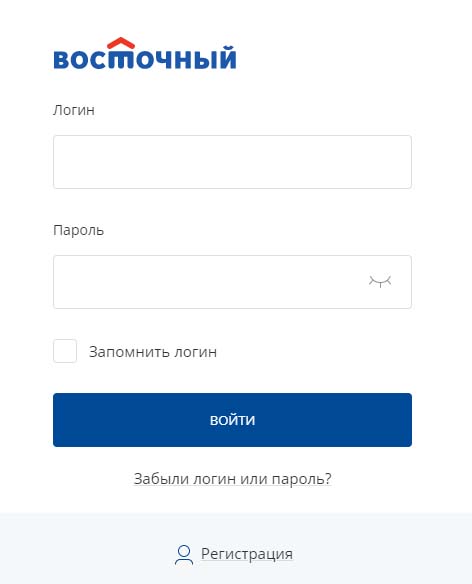 Вход в личный кабинет Восточного банка