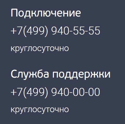 Контакты Акадо