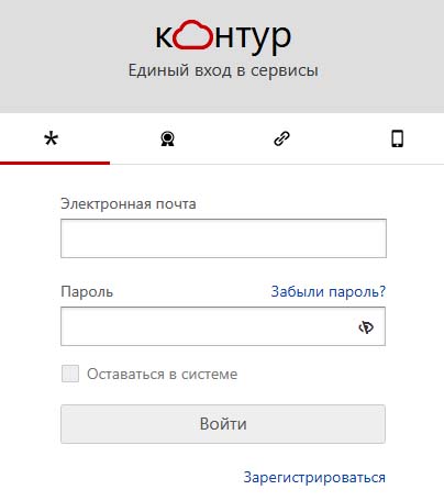 Вход в личный кабинет Контур Экстерн