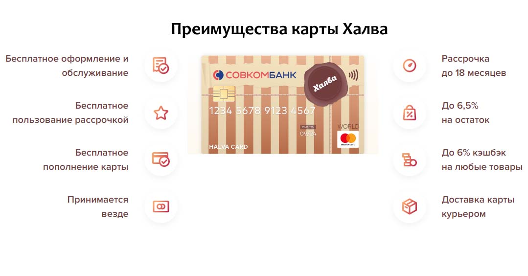 Преимущества карты Халва