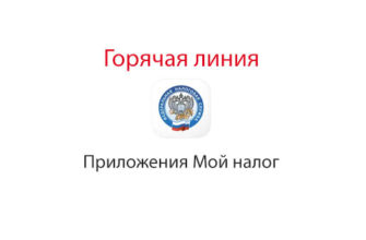 Горячая линия приложения Мой налог